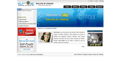 Desktop Screenshot of crox.in