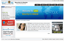 Tablet Screenshot of crox.in